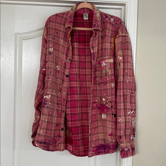 Magnolia Pearl Boyfriend Shirt in Cecile check - Picture 3 of 9